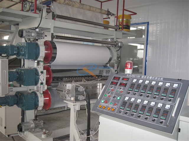 1220 мм УФ -покрытие искусственное изготовление Мраморного листа ПВХ