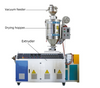 Машина для изготовления пневматических шлангов из ТПУ, ПУ, ПВХ, Линия для производства прозрачных воздушных трубок из ТПУ, линия экструдера